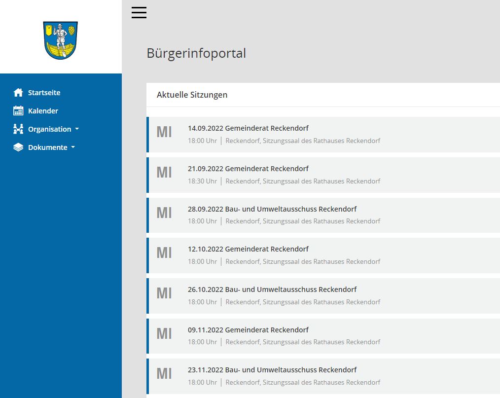 Immer aktuell - das neue Bürgerinformationsportal